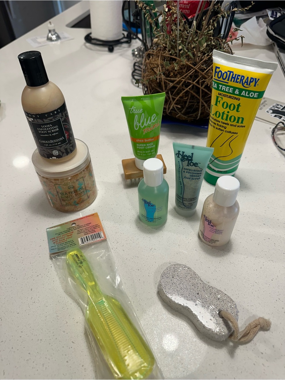 Pedicure and Footcare Set Lot Various Items